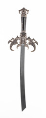King's sword isolated on white background