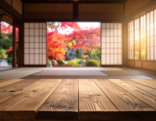 interior of a japanese room