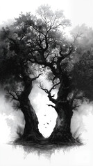 Two Trees Communicating in a Secret Language?. Generative AI
