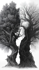 Two Trees Communicating in a Secret Language?. Generative AI
