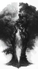 Two Trees Communicating in a Secret Language?. Generative AI
