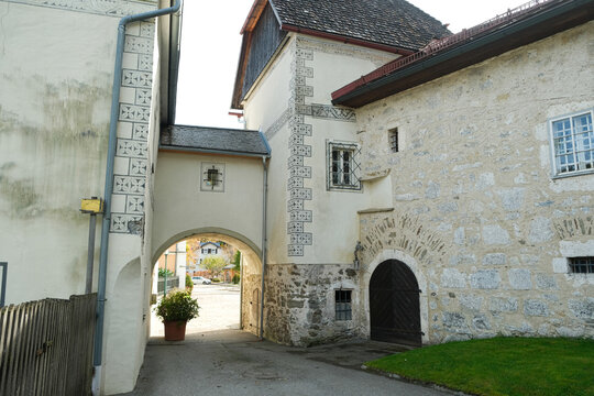 Historic European Catholic Church in the Old Village - Powered by Adobe