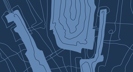 Abstract image for printing. Picture for modern interiors. The picture is painted by hand on a tablet. © neurostructure