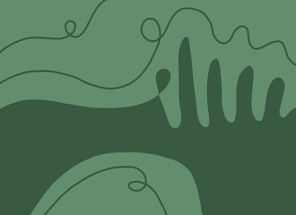 Abstract image for printing. Picture for modern interiors. The picture is painted by hand on a tablet. © neurostructure