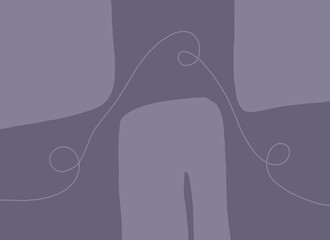 Abstract image for printing. Picture for modern interiors. The picture is painted by hand on a tablet. © neurostructure