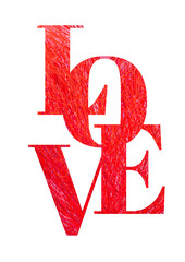 Valentine Day vector card. Hand drawn pen doodle hearts