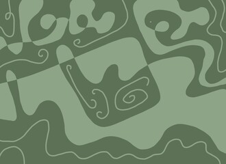 Abstract image for printing. Picture for modern interiors. The picture is painted by hand on a tablet. © neurostructure