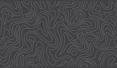 Fototapeta premium Dynamic Abstract Wavy Line Pattern Organic Flow and Contour Design for Modern Graphics