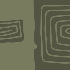 Abstract image for printing. Picture for modern interiors. The picture is painted by hand on a tablet. © neurostructure