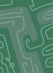 Abstract image for printing. Picture for modern interiors. The picture is painted by hand on a tablet. © neurostructure