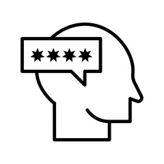 Global security icon, Outline Internet lock icon. Minimalist global security icon showing a globe with a padlock, representing internet safety, data protection, online privacy. Vector Illustration