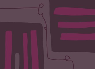 Abstract image for printing. Picture for modern interiors. The picture is painted by hand on a tablet. © neurostructure