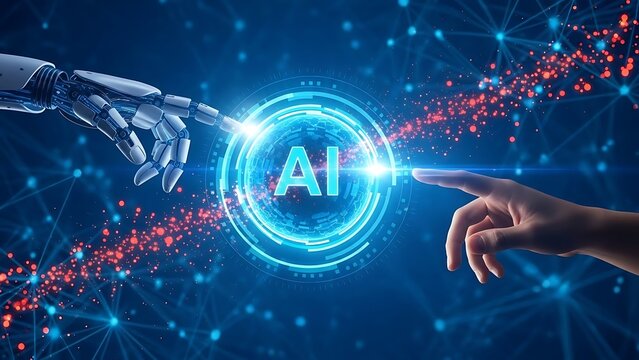Human and artificial intelligence connection