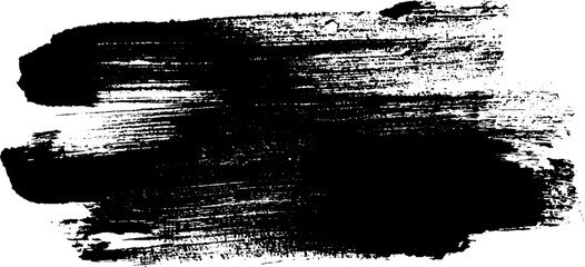 Bold black ink brushstroke high contrast sumi-e painting design