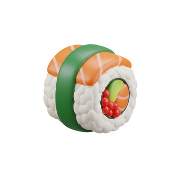 Sushi Roll Toy with Filling Details.