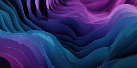 Futuristic Abstract Background with Colorful Purple and Blue Waves for Creative Projects and Modern Designs