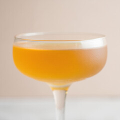 Whiskey Sour Cocktail in Glass