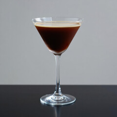 Espresso Martini Cocktail in Glass
