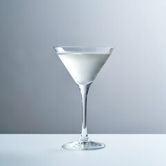 Dry Martini Cocktail in Glass