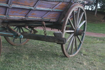 old farm wagon