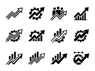 Arrow and decorative banner icons (15 icons per row, looks like arrows with decorative elements and headings).