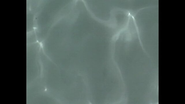 Retro vintage smooth, calm surface of pool water in minimal composition