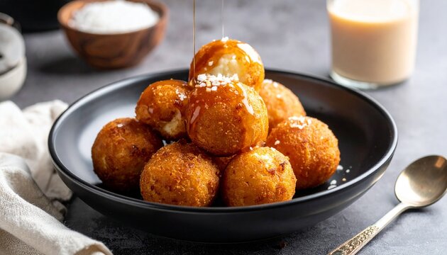 Mawa Bati Sweet Dessert. Traditional Indian Food
