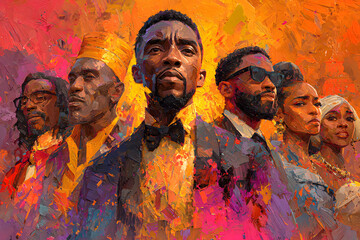 Black History Month illustration