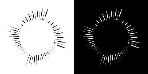 Fototapeta premium Dynamic abstract spiral sound wave rhythm lines. Circular spiral sound wave rhythm of lines. Circular futuristic abstract lines, black and white background. 