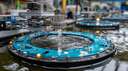 Smart pollutant concentration rings equipped with calibrated micro-sensing nodes, stabilized chemical detection surfaces, and durable eco-composites enabling precise environmental load assessment