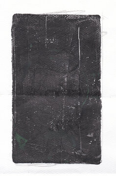 High-resolution abstract background features a dynamic blend of black and colored paint, hand-created using a Gelli plate and a brayer roller. The resulting image captures an authentic grunge.