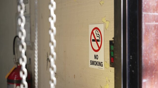 No smoking sign