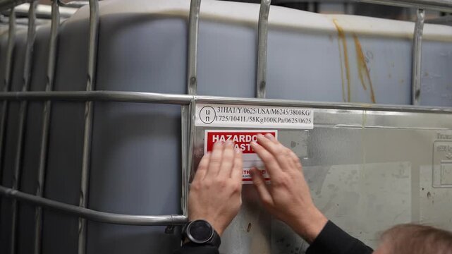 Hazardous Waste Label