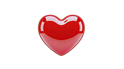Shiny Red Heart