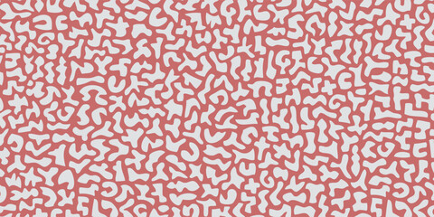 Fototapeta premium Abstract Organic Pattern of Intertwined Red and White Lines.
