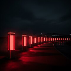 Beagle Dog Working on Laptop in Dark Home Office Setting
