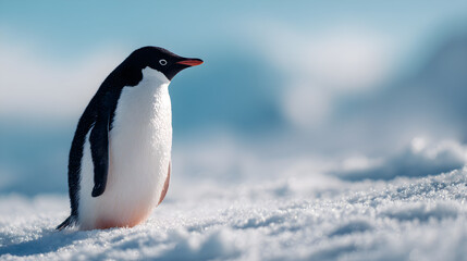 Obraz premium penguin in antarctica