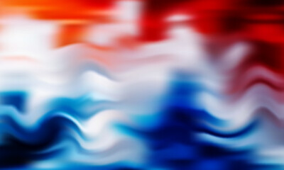 Blue Red White Gradient With Soft Swirls&mdash;Colorful Background for Design,eps 10