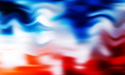 Abstract Blue Red White Gradient With Soft Swirls&mdash;Colorful Background for Design