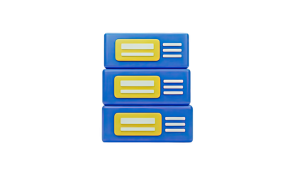 Stack of Blue and Yellow 3D Files