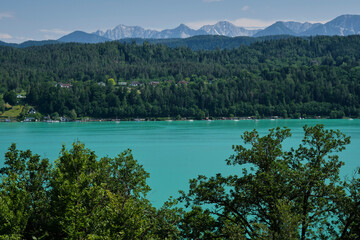 turquoise alpine lake
