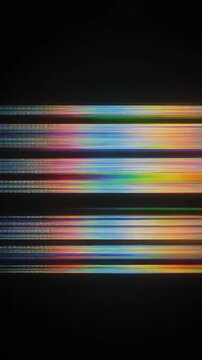 Faint glitch mirage duplication on black cinematic digital distortion background