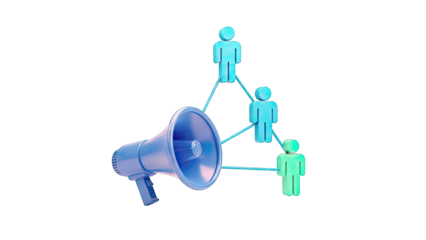 Megaphone and Connected People