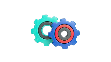 Interlocking Gears Symbol