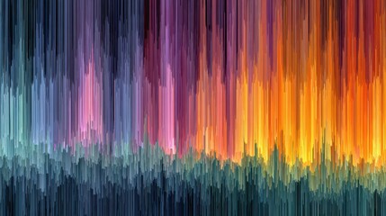 Abstract Colorful Vertical Lines Background with Gradient Effect