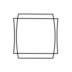 The frame is designed with simple lines.