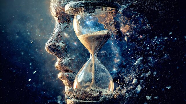 Chronos Unveiled: Cosmic Hourglass in Stellar Void