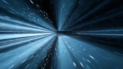 Abstract Tunnel of Light: A mesmerizing journey through an abstract tunnel of light, capturing the essence of speed, data flow, and futuristic concepts. - Powered by Adobe