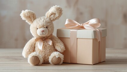 Soft Bunny Toy and Gift Box