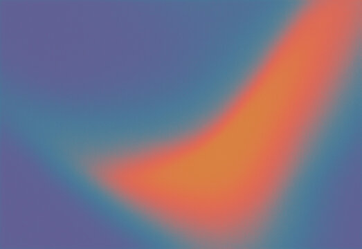 Soft abstract gradient background with a vivid orange swoosh sweeping across cool blue and purple tones, offering smooth diffusion and cinematic style for modern design projects